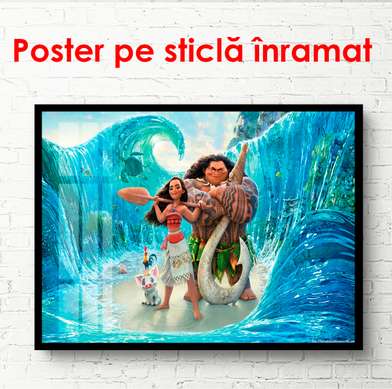 Poster - Disney Characters, 90 x 60 см, Framed poster