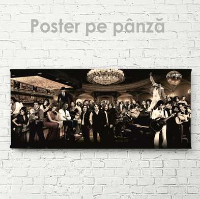Poster - Legends, 90 x 45 см, Framed poster on glass