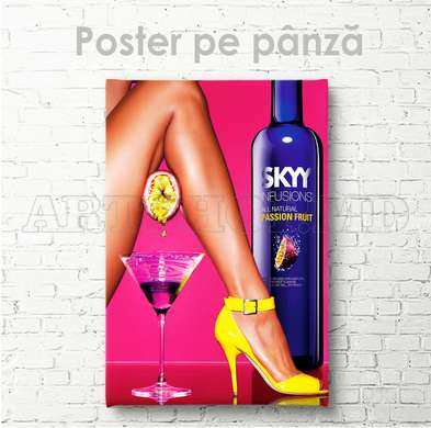 Poster - Poster aprins, 30 x 45 см, Panza pe cadru, Diverse