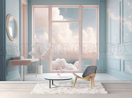 Wall mural - View of the fluffy cloud