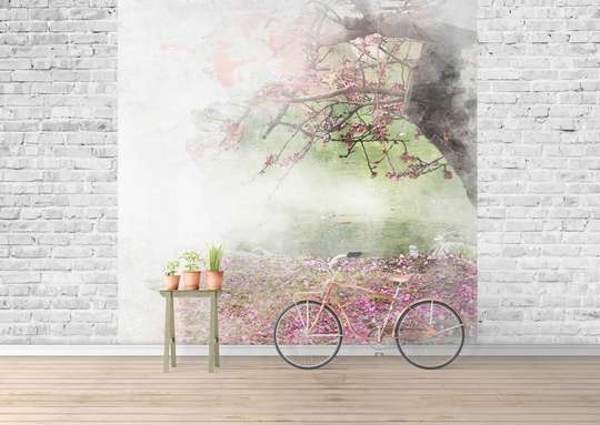 Wall Mural - Nature in the fog
