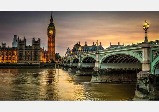Фотообои - Лондон в ярких тонах