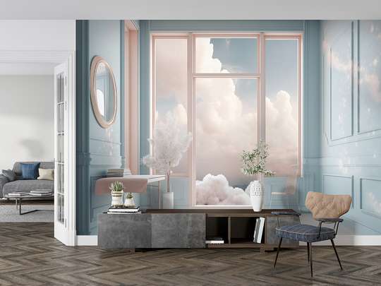 Wall mural - View of the fluffy cloud