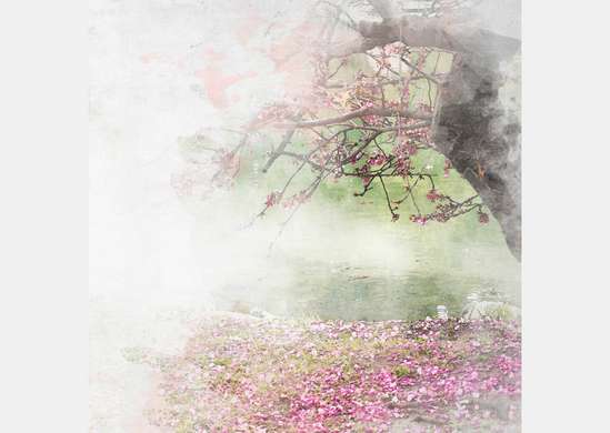 Wall Mural - Nature in the fog