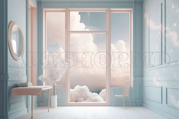 Wall mural - View of the fluffy cloud