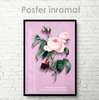 Poster - Powder rose, 30 x 45 см, Canvas on frame, Flowers