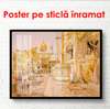 Poster - Orașul de aur, 90 x 60 см, Poster înrămat, Vintage
