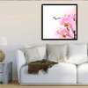 Poster - Pink Orchid, 100 x 100 см, Framed poster, Flowers