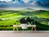 Wall Mural - Green hilly landscape