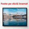 Poster - Landscape reflected in the lake, 90 x 60 см, Framed poster, Nature