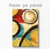 Poster - Half, 60 x 90 см, Framed poster on glass, Abstract