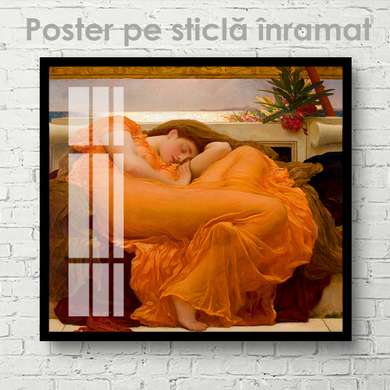 Poster - Sleeping Beauty, 40 x 40 см, Canvas on frame, Art
