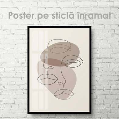 Poster - Two faces, 30 x 45 см, Canvas on frame