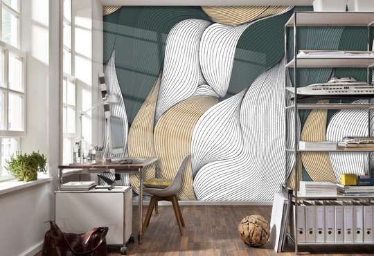 Wall Mural - Abstract leafy wallpaper
