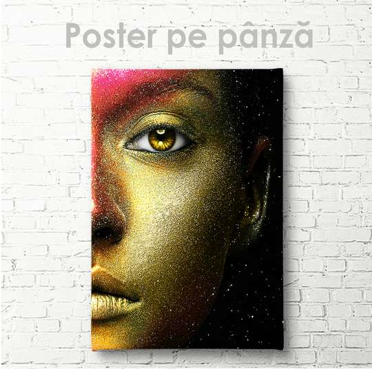 Poster - Golden colors, 30 x 45 см, Canvas on frame