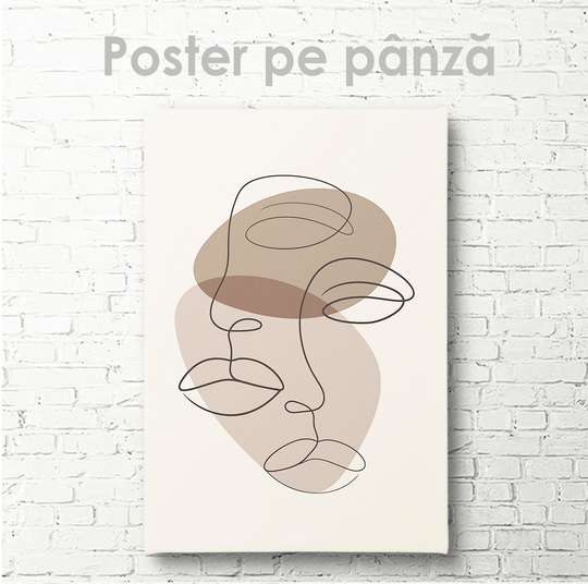 Poster, Două fețe, 30 x 45 см, Panza pe cadru
