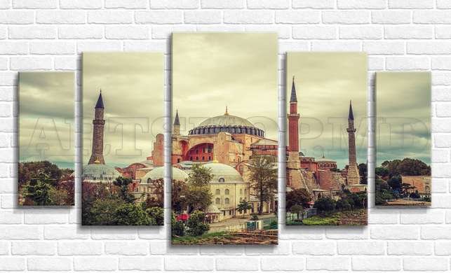 Modular picture, Turkish mosque, 108 х 60