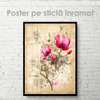 Poster - Buchet de flori de primăvară, 30 x 45 см, Panza pe cadru, Flori