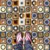 Mosaic tiles with geometric patterns, Imitation tiles