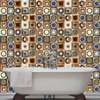 Mosaic tiles with geometric patterns, Imitation tiles