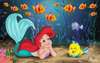 Wall Mural - Ariel and the underwater world