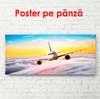 Poster - Avionul în nori, 90 x 45 см, Poster înrămat, Transport