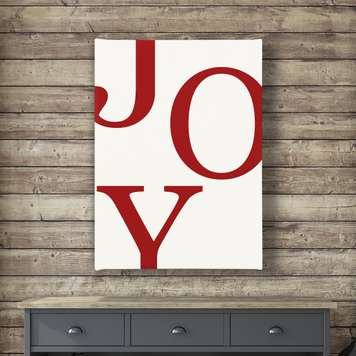 Poster - Joy, 30 x 45 см, Panza pe cadru, Citate