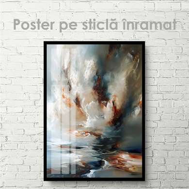Poster - Marea abstractă, 30 x 45 см, Panza pe cadru, Abstracție