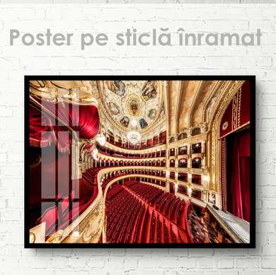 Poster - Bolshoi Theater, 90 x 60 см, Framed poster on glass, Interior