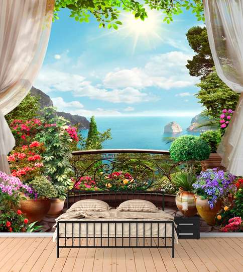 Wall Mural - Beautiful view from the balcony