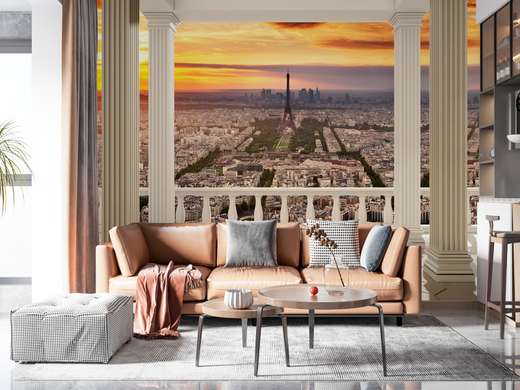 Фотообои - Вид на прекрасный город- Париж