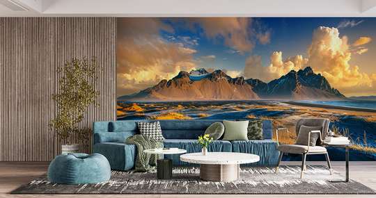 Wall mural - Mountains and clouds