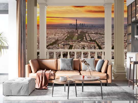 Fototapet - Vedere spre frumosul oraș - Paris