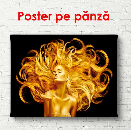 Poster - Zeița de aur, 90 x 60 см, Poster înrămat