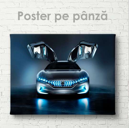 Poster - Pinifarina - cars from the future, 45 x 30 см, Canvas on frame