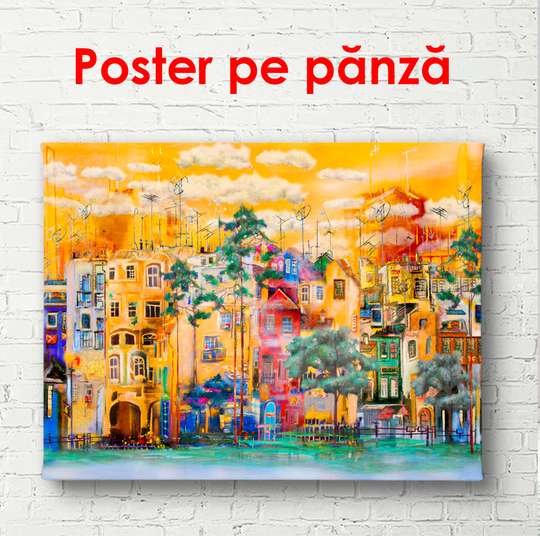 Poster - Urban mood, 60 x 30 см, Canvas on frame