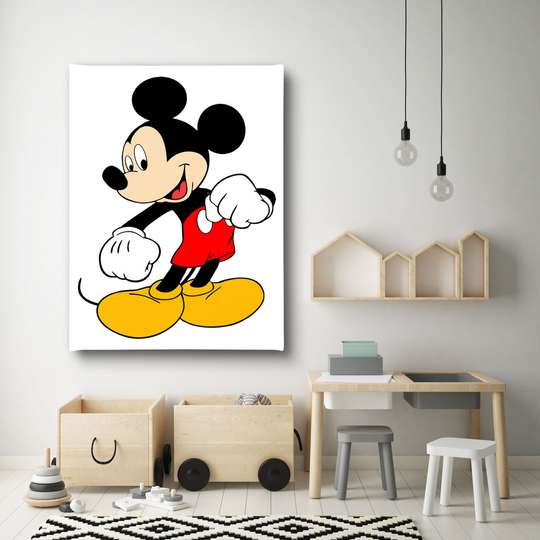 Poster, Mickey Mouse, 30 x 45 см, Panza pe cadru