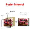 Poster - Delicious cakes basket on the table, 90 x 60 см, Framed poster, Food and Drinks