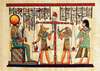 Постер - Египетские истории на папирусе, 90 x 60 см, Постер в раме, Винтаж