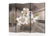 Screen - White lily against the background of a wooden tunnel., 7