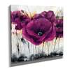 Poster - Flori violete, 40 x 40 см, Panza pe cadru, Pictura