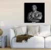 Poster - Mike Tyson, 100 x 100 см, Poster inramat pe sticla