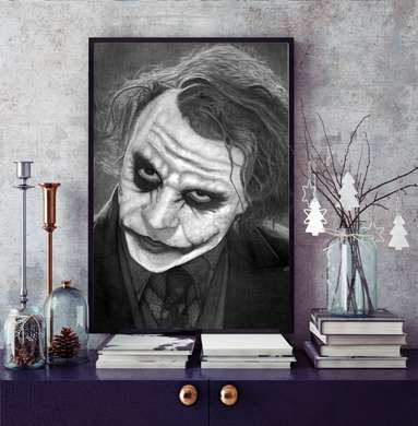 Poster - Joker, 60 x 90 см, Framed poster