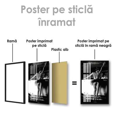 Poster - Fustă mini, 60 x 90 см, Poster inramat pe sticla