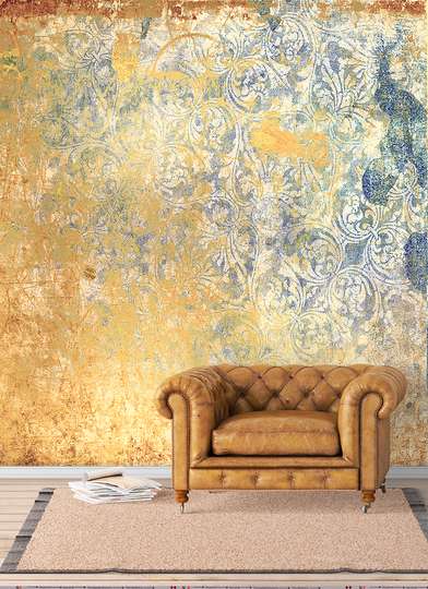 Wall Mural - Painting with patterns in grunge style
