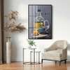 Poster - Drink in still life style, 60 x 90 см, Framed poster on glass
