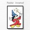Poster - Magic Mickey, 60 x 90 см, Framed poster on glass