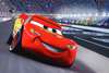 Murals for the nursery - Lightning McQueen at the races