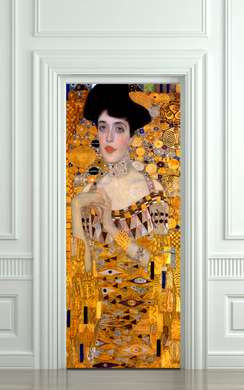 3Д наклейка на дверь, Густав Климт- искусство, 60 x 90cm, Наклейка на Дверь