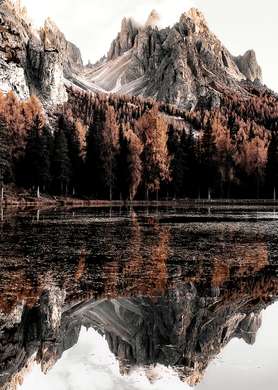 Poster - Autumn landscape, 30 x 45 см, Canvas on frame, Sets